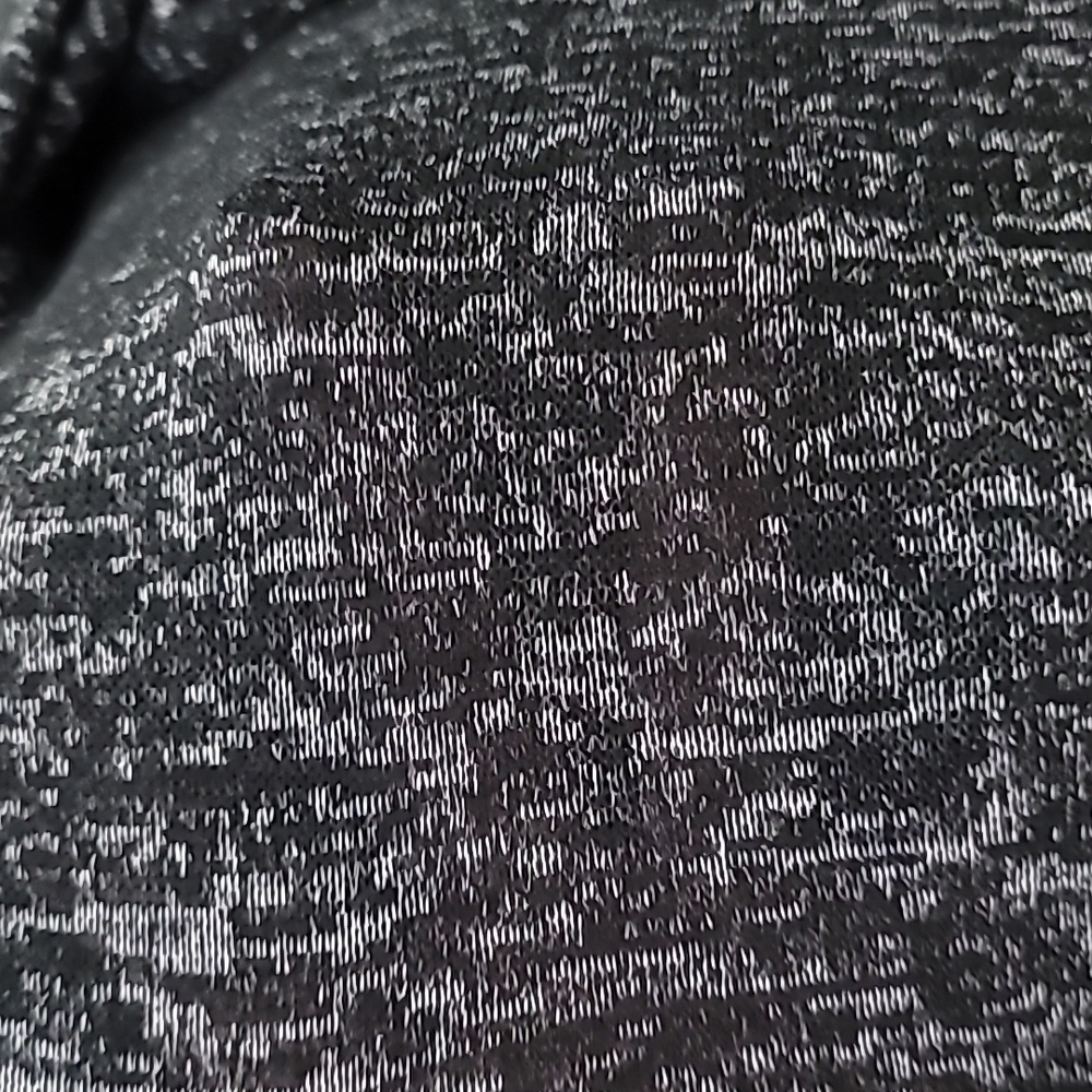 LANE Bryant Fit & Flare Lightweight Knit Mini Dress Marled Black size 14/16 - Picture 5 of 5